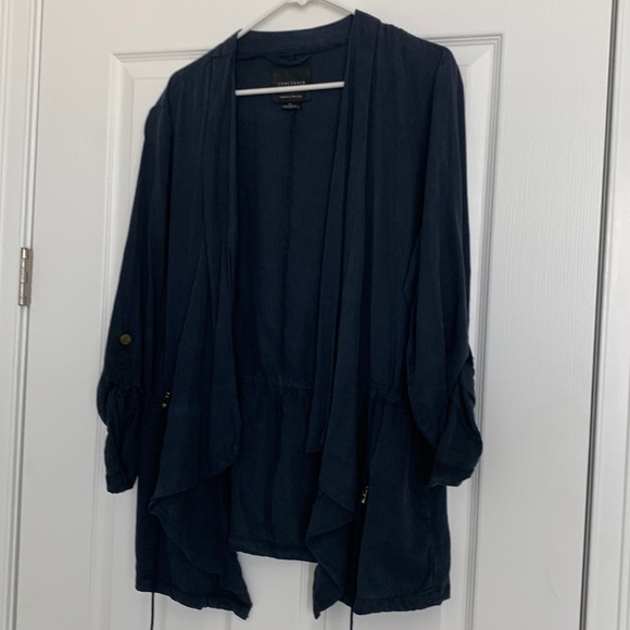 Sanctuary Sweaters - Sanctuary Blue Draped Jacket